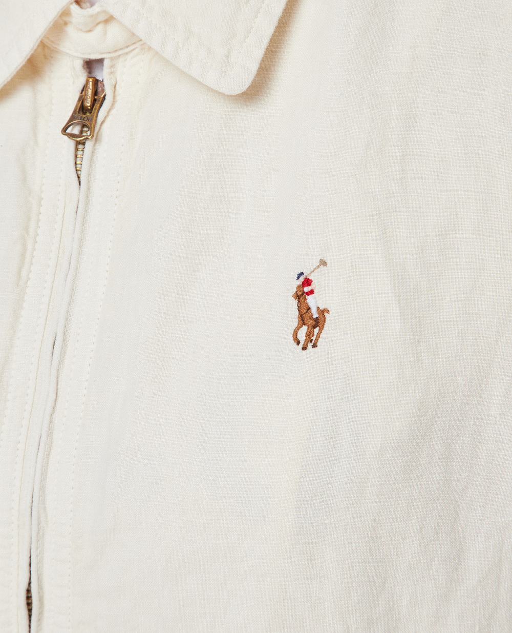 Льняна куртка Polo Ralph Lauren 211888260004, білий колір • Купити в інтернет-магазині Kameron