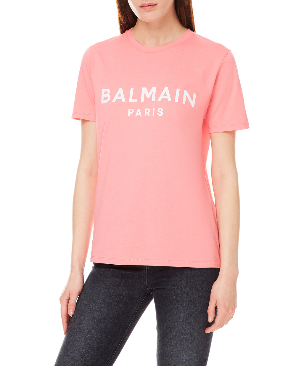 Футболка Balmain XF1EF000BB02, рожевий колір • Купити в інтернет-магазині Kameron
