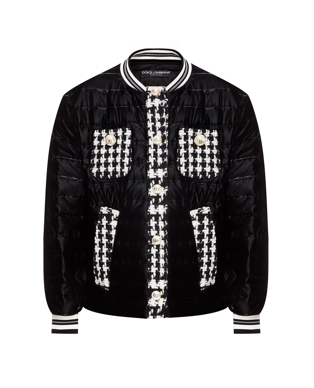 Бомбер Dolce&Gabbana F9L44T-GDABT, чорний колір • Купити в інтернет-магазині Kameron