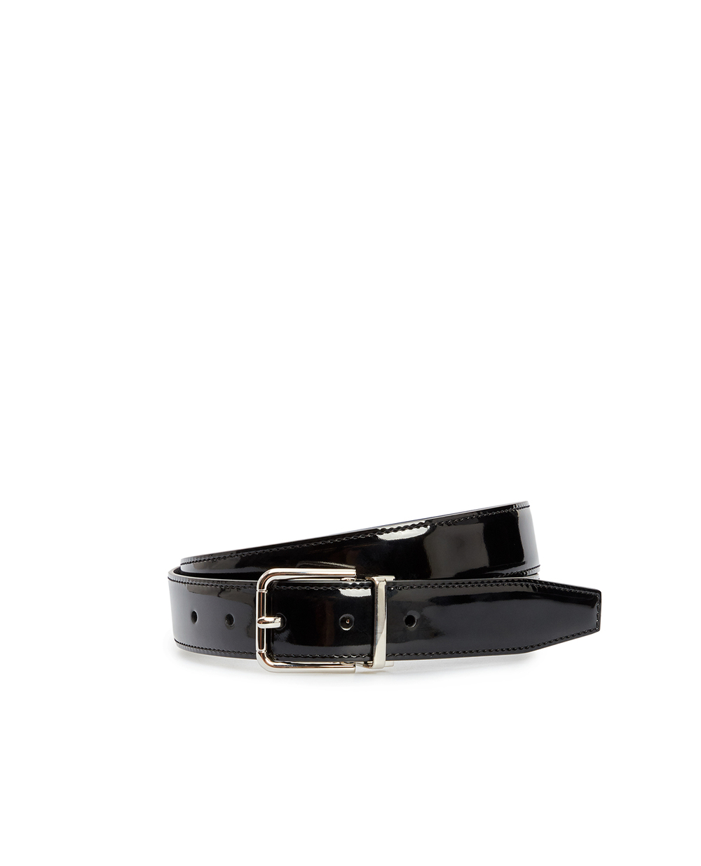 Шкіряний ремінь Dolce&Gabbana BC4216-A1153, чорний колір • Купити в інтернет-магазині Kameron