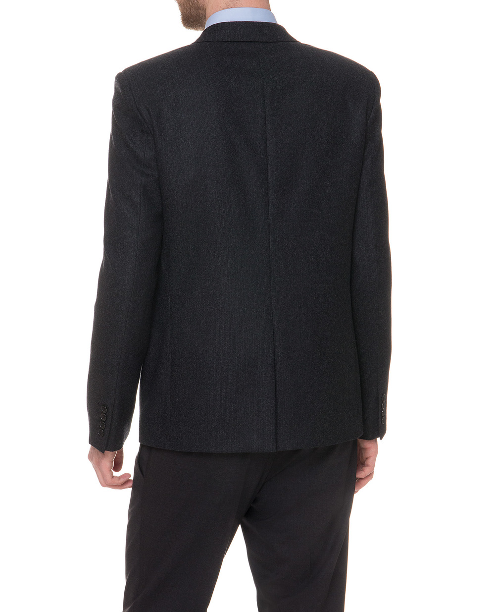 Шерстяной пиджак Saint Laurent 464740-Y593J, серый цвет • Купить в интернет-магазине Kameron