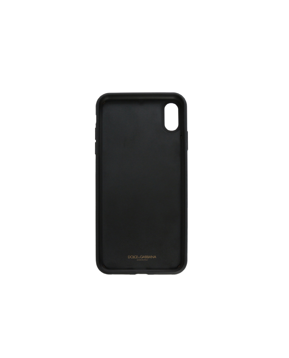 Шкіряний чохол для iPhone XS Max Dolce&Gabbana BP2515-AJ773, чорний колір • Купити в інтернет-магазині Kameron