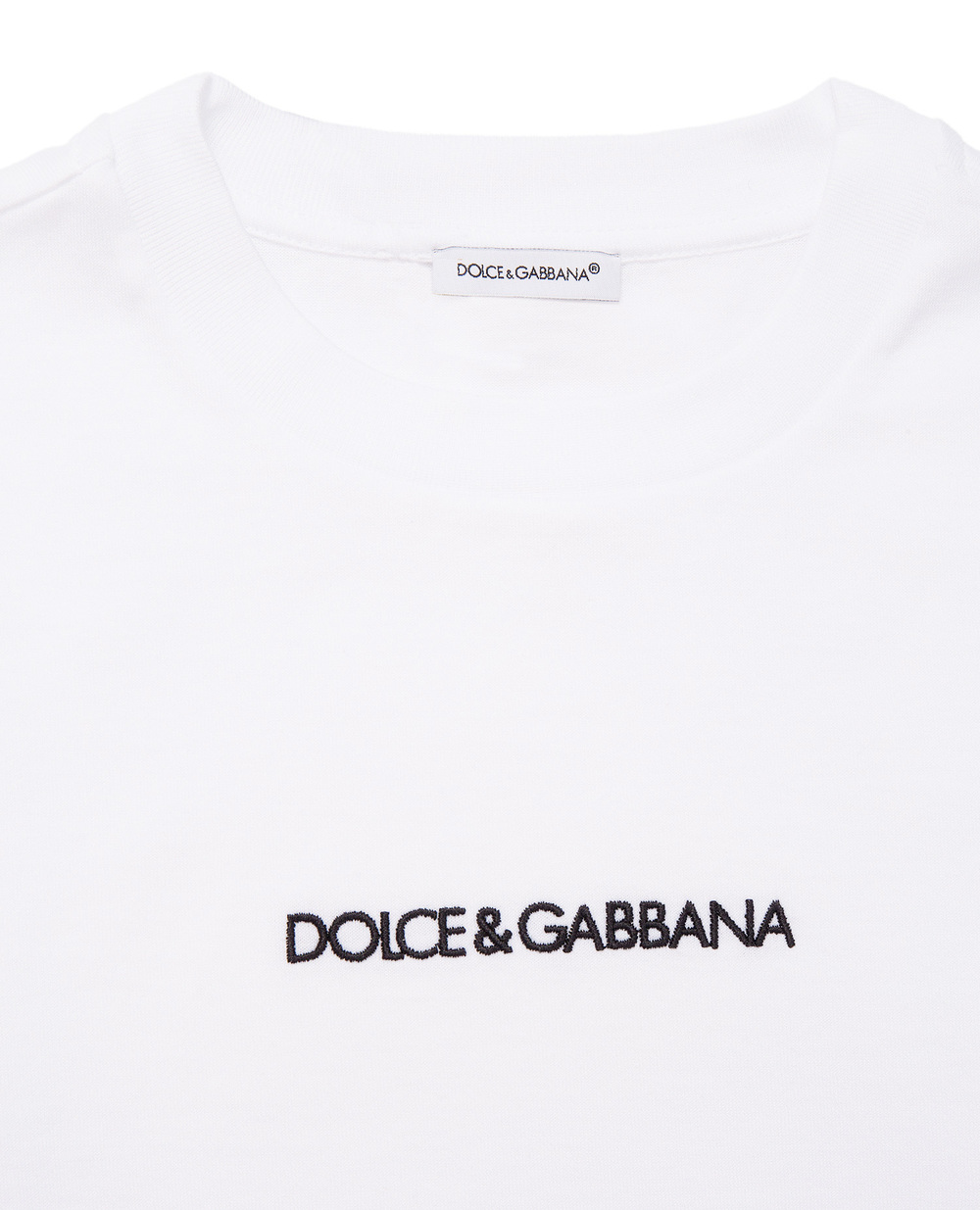 Лонгслів Dolce&Gabbana Kids L4JT7M-G7STN-B, білий колір • Купити в інтернет-магазині Kameron