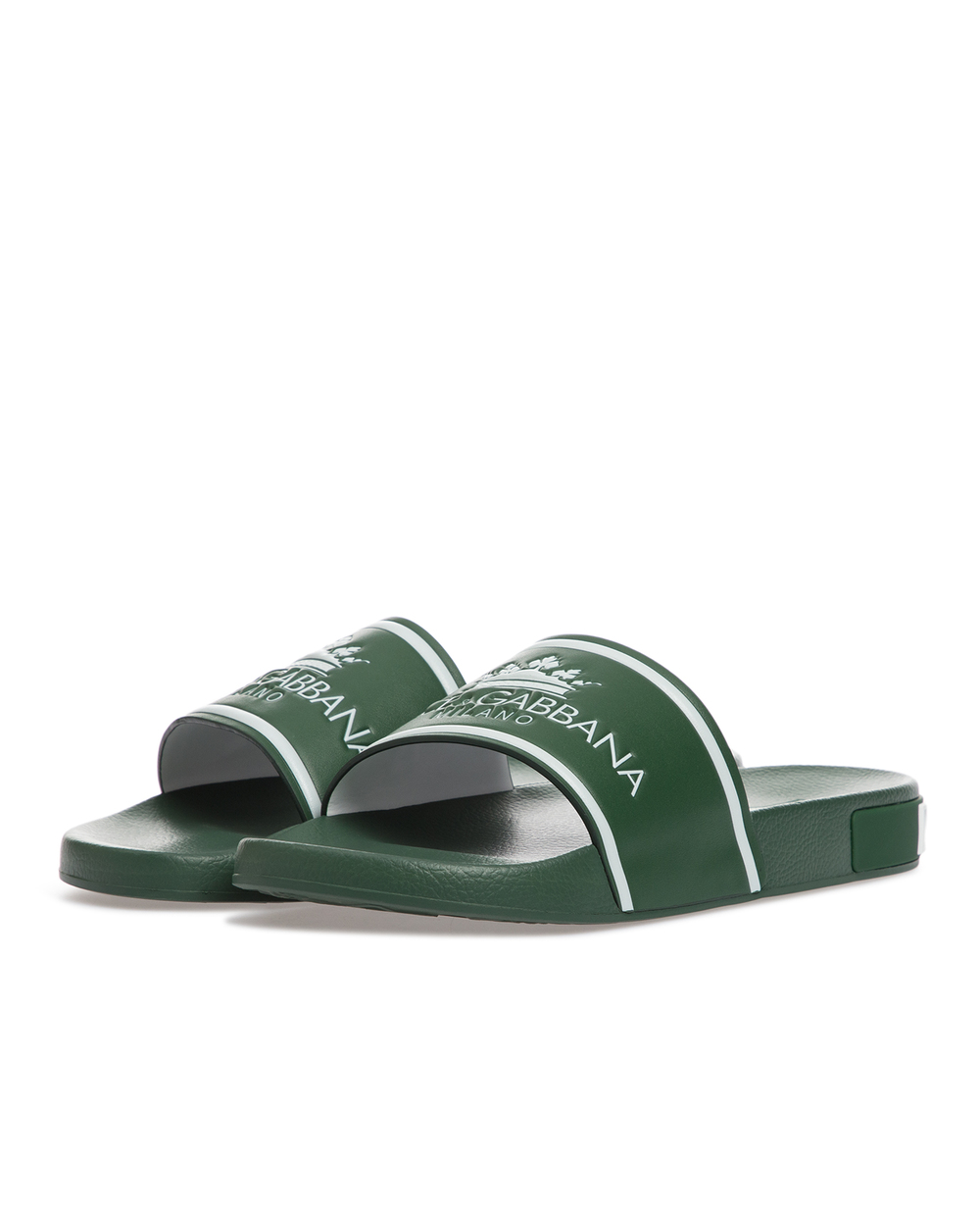 Слайдери Saint Barth Dolce&Gabbana CS1646-AZ578FW19, зелений колір • Купити в інтернет-магазині Kameron