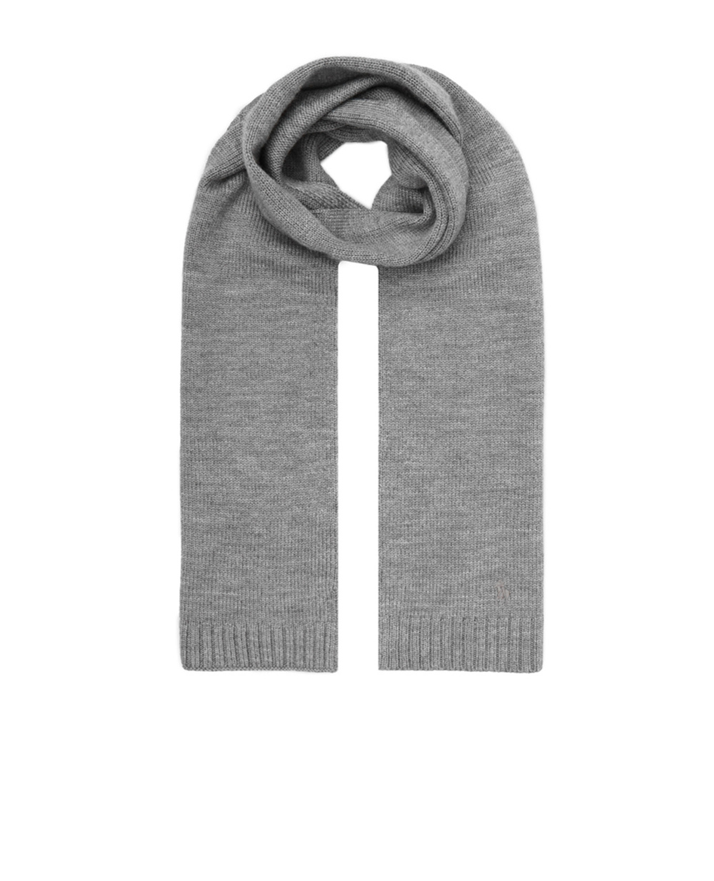 Дитячий вовняний шарф Polo Ralph Lauren Kids 323814232007, сірий колір • Купити в інтернет-магазині Kameron