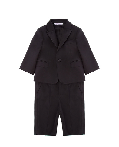 Dolce&Gabbana Детский шерстяной костюм (пиджак, брюки) - Артикул: L11U49-FUBBG