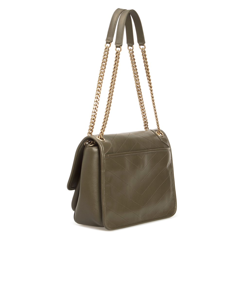Кожаная сумка Niki Medium Saint Laurent 633158-1EL07-, зеленый цвет • Купить в интернет-магазине Kameron