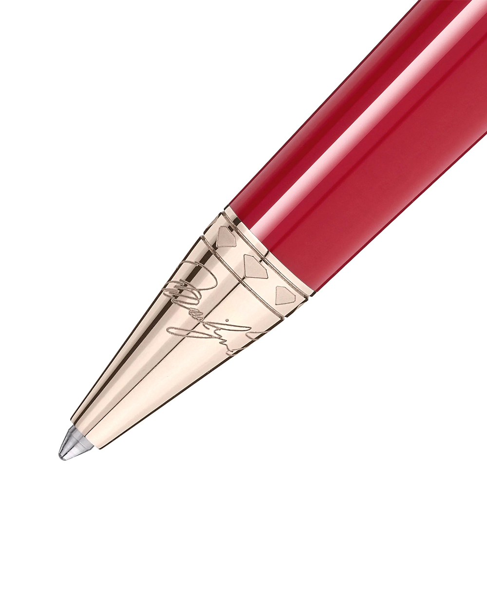 Шариковая ручка Montblanc 116068, красный цвет • Купить в интернет-магазине Kameron