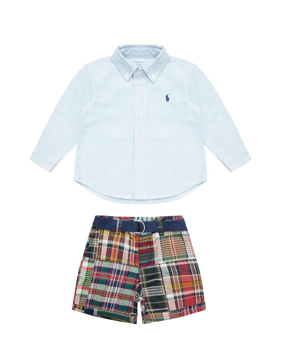 Детский костюм (рубашка, шорты) Polo Ralph Lauren Kids 320836024001, разноцветный цвет • Купить в интернет-магазине Kameron