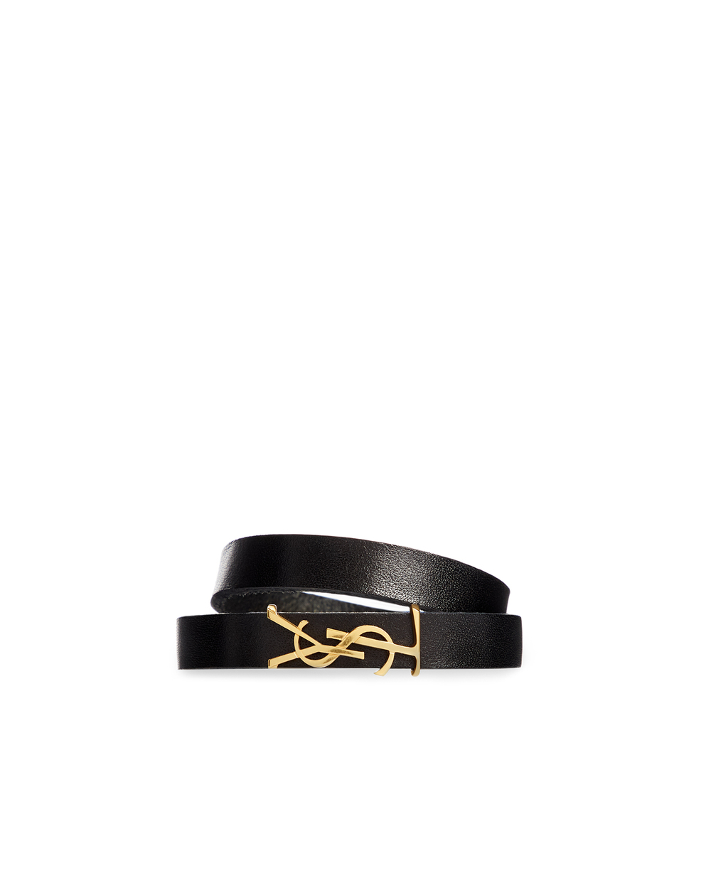 Кожаный браслет Opyum Saint Laurent 646558-0IH0J-, черный цвет • Купить в интернет-магазине Kameron