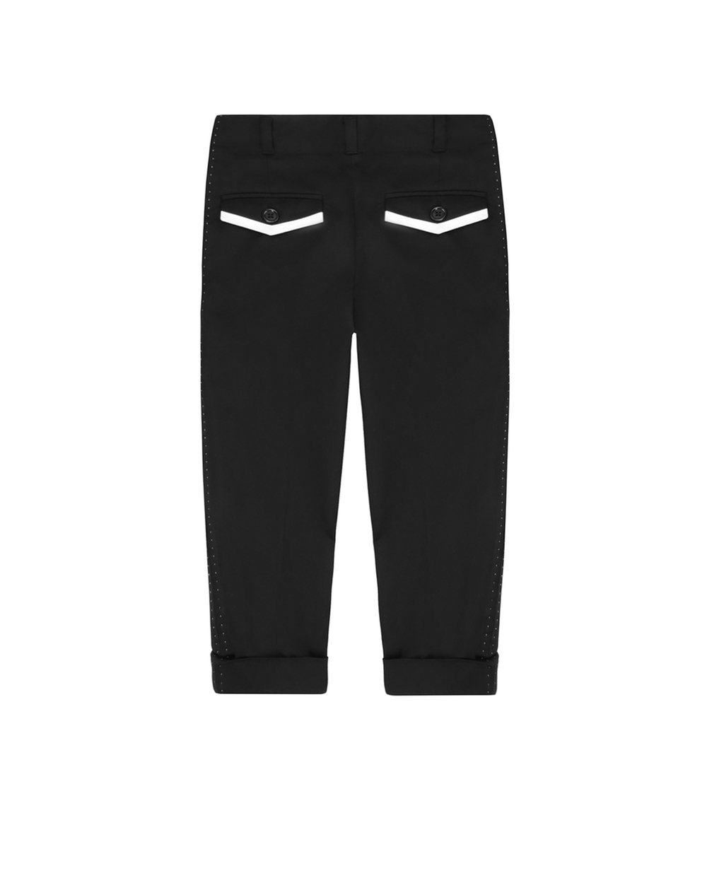 Детские брюки Dolce&Gabbana Kids L43P14-FUFIS-S, черный цвет • Купить в интернет-магазине Kameron