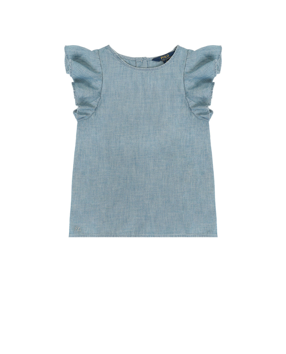 Дитячий топ Polo Ralph Lauren Kids 312711852001, блакитний колір • Купити в інтернет-магазині Kameron