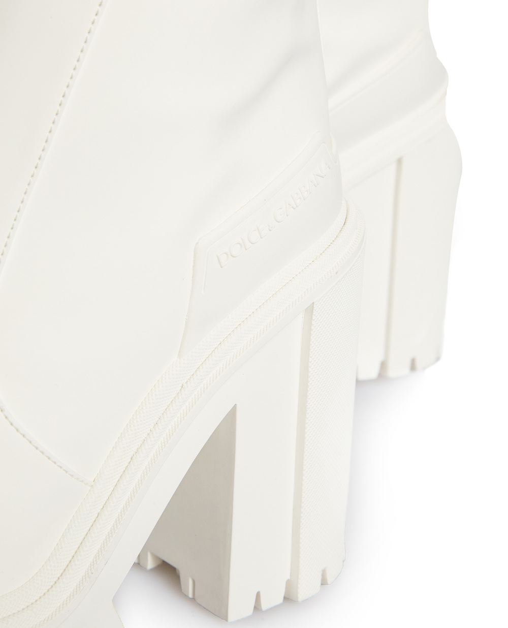 Сапоги Dolce&Gabbana CU0758-AQ156, белый цвет • Купить в интернет-магазине Kameron