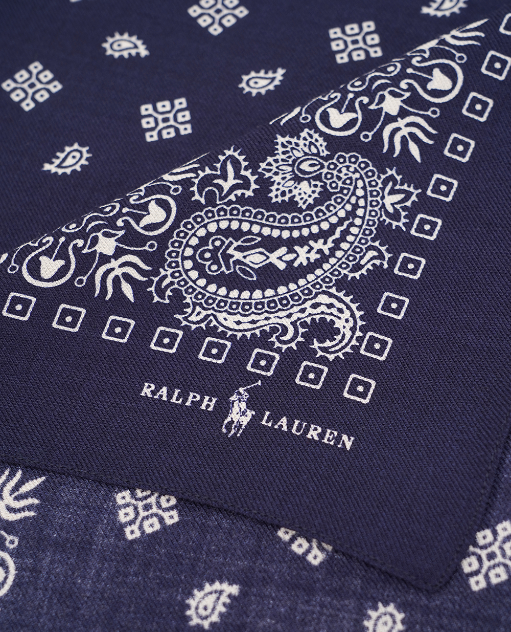 Платок Polo Ralph Lauren 712926107001, темно-синий цвет • Купить в интернет-магазине Kameron