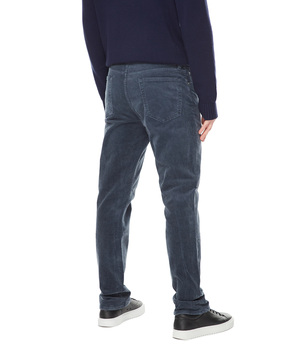 Вельветові штани Polo Ralph Lauren 710824200011, темно синій колір • Купити в інтернет-магазині Kameron