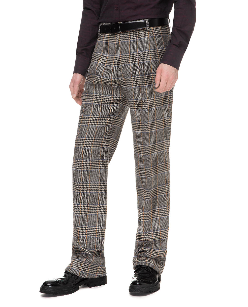 Шерстяные брюки Dolce&Gabbana GYZLHT-FQRA7, разноцветный цвет • Купить в интернет-магазине Kameron