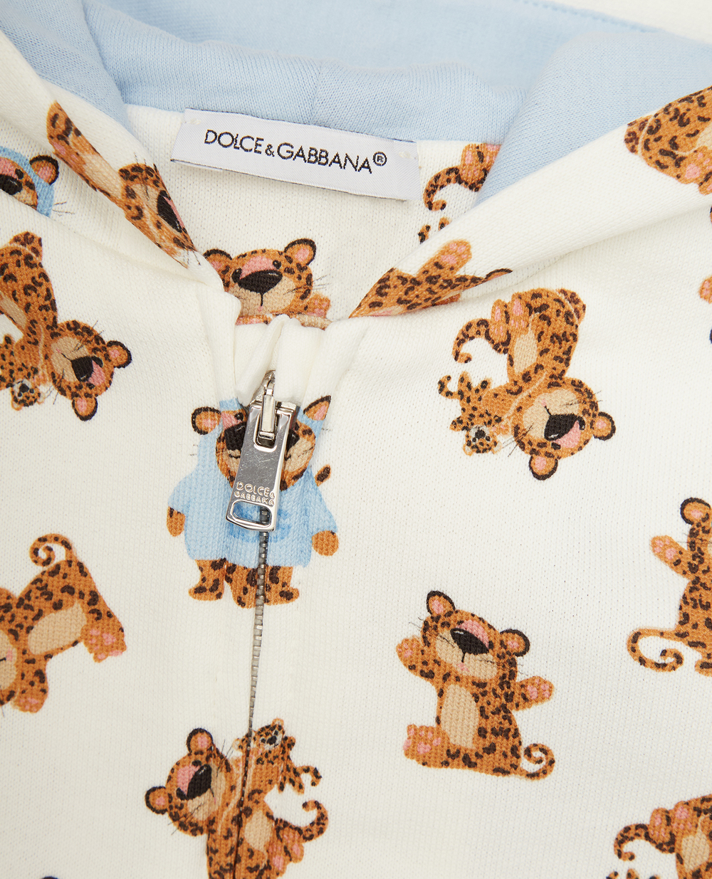 Детское худи (костюм) Dolce&Gabbana Kids L1JWFT-G7GXO, белый цвет • Купить в интернет-магазине Kameron