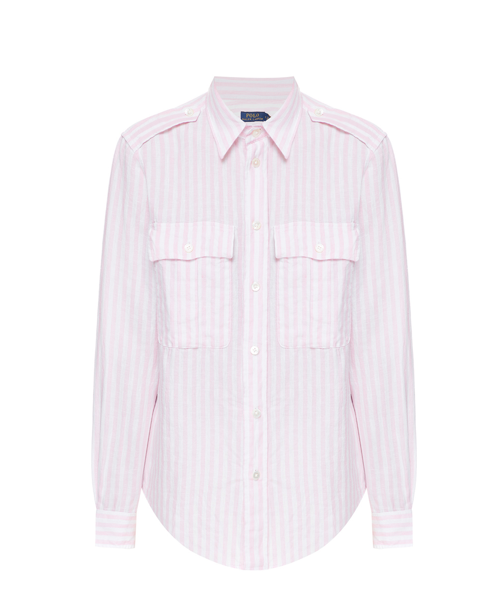 Льняная рубашка Polo Ralph Lauren 211842532001, разноцветный цвет • Купить в интернет-магазине Kameron