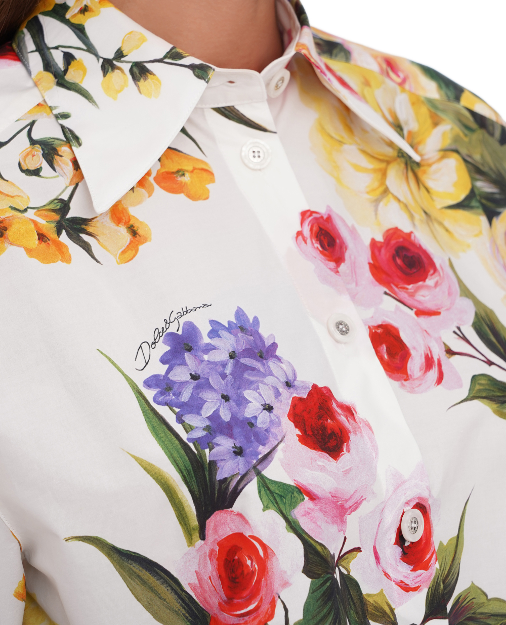 Сорочка Dolce&Gabbana F5Q20T-HS5Q1, різнокольоровий колір • Купити в інтернет-магазині Kameron