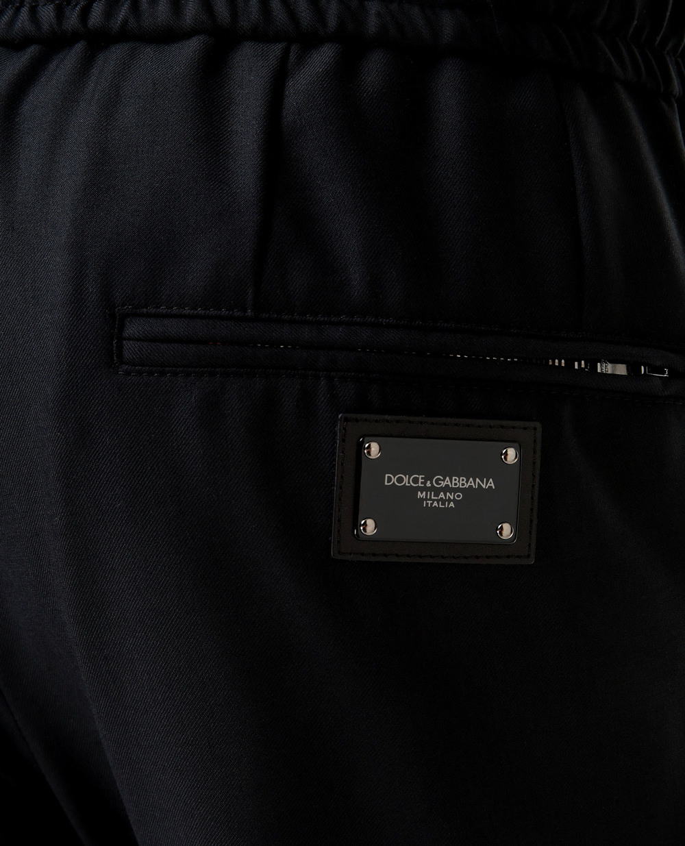 Шерстяные брюки Dolce&Gabbana GYACET-FU2Z9, черный цвет • Купить в интернет-магазине Kameron