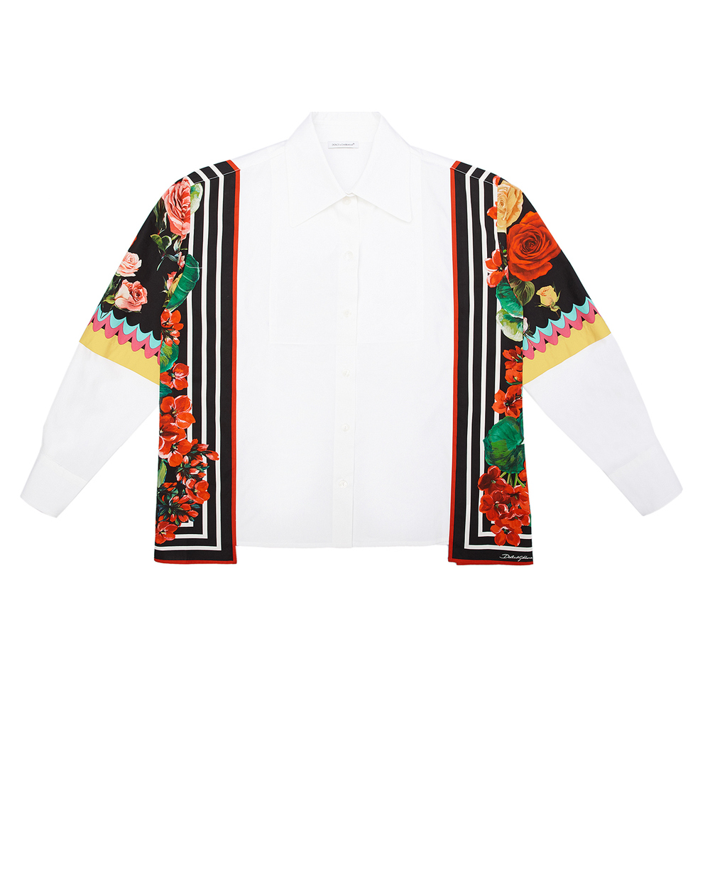 Рубашка Dolce&Gabbana Kids L55S17-G7YQV-B, белый цвет • Купить в интернет-магазине Kameron