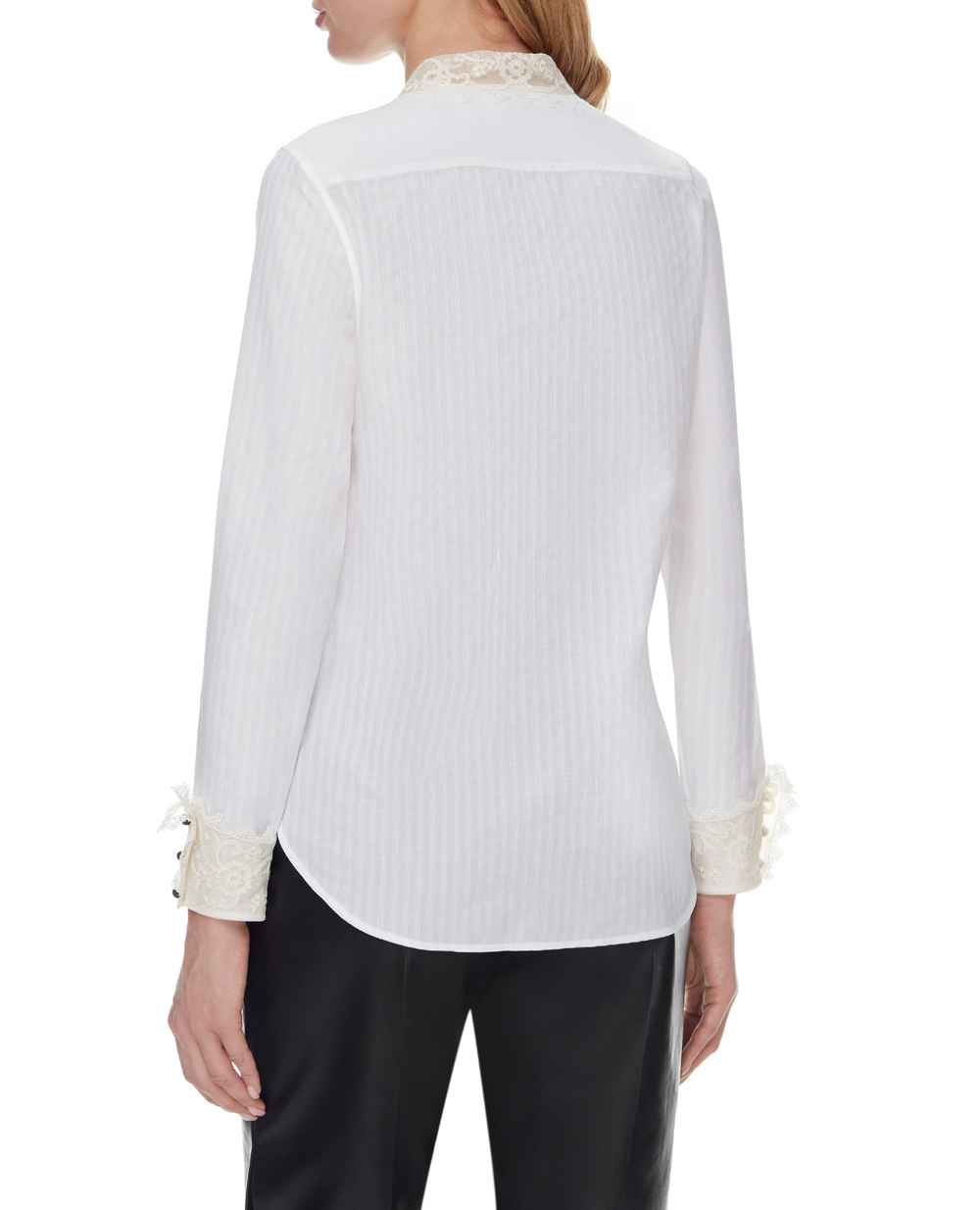 Блуза Saint Laurent 661141-Y3D31, белый цвет • Купить в интернет-магазине Kameron