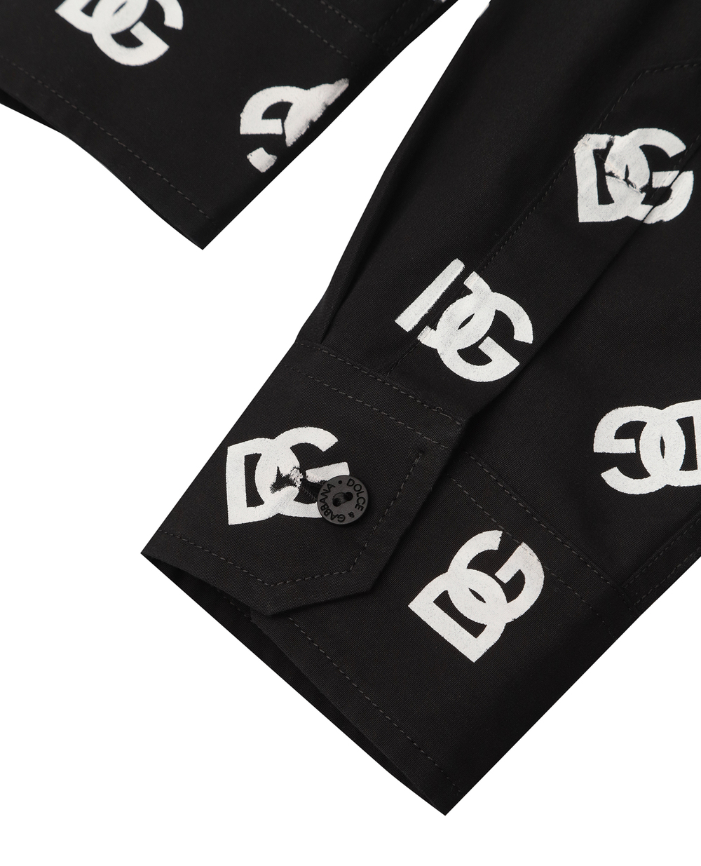 Дитяча сорочка Dolce&Gabbana Kids L43S63-G7E6A-B, чорний колір • Купити в інтернет-магазині Kameron