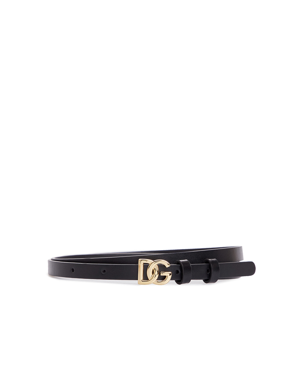 Шкіряний ремінь Dolce&Gabbana BE1588-AD986, чорний колір • Купити в інтернет-магазині Kameron