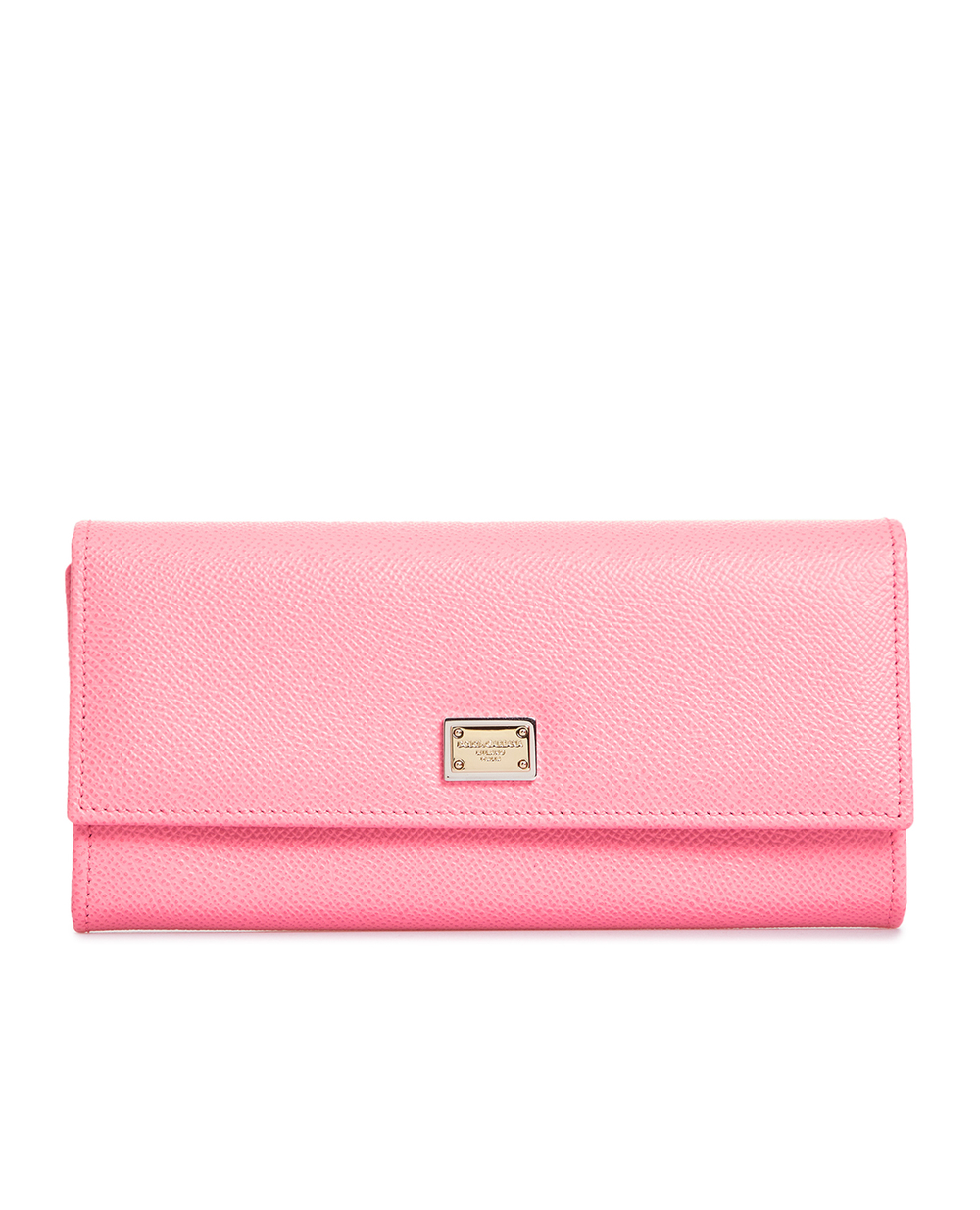 Кожаный кошелек Dolce&Gabbana BI0087-A1001, розовый цвет • Купить в интернет-магазине Kameron