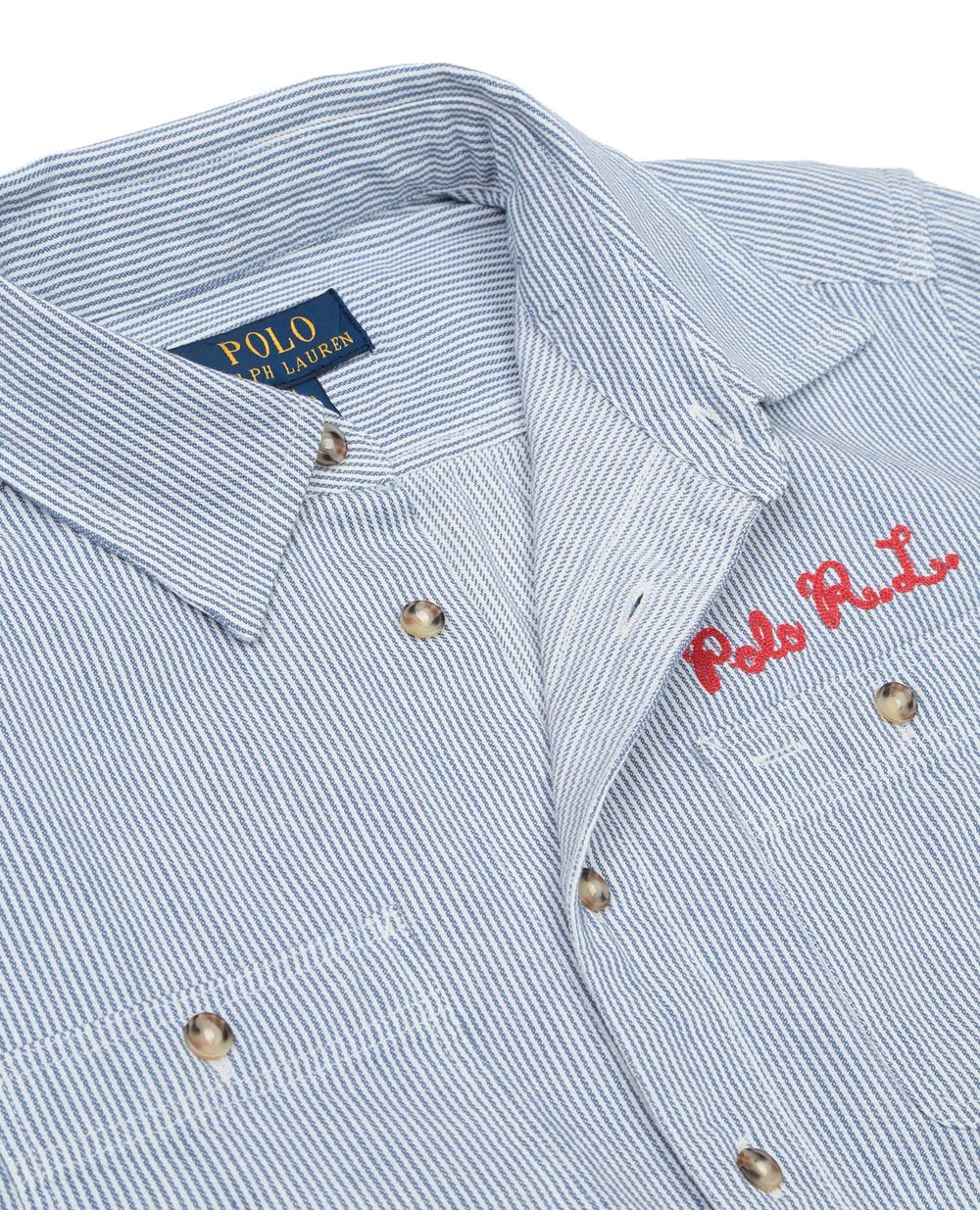 Рубашка Polo Ralph Lauren Kids 321760827001, синий цвет • Купить в интернет-магазине Kameron