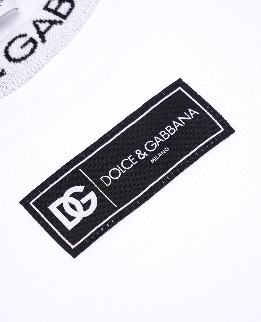 Дитяча футболка Dolce&Gabbana Kids L4JTEO-G7M4F-S, білий колір • Купити в інтернет-магазині Kameron