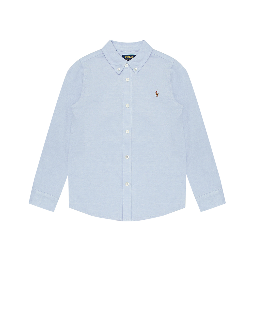 Детская рубашка Polo Ralph Lauren Kids 323887916003, голубой цвет • Купить в интернет-магазине Kameron