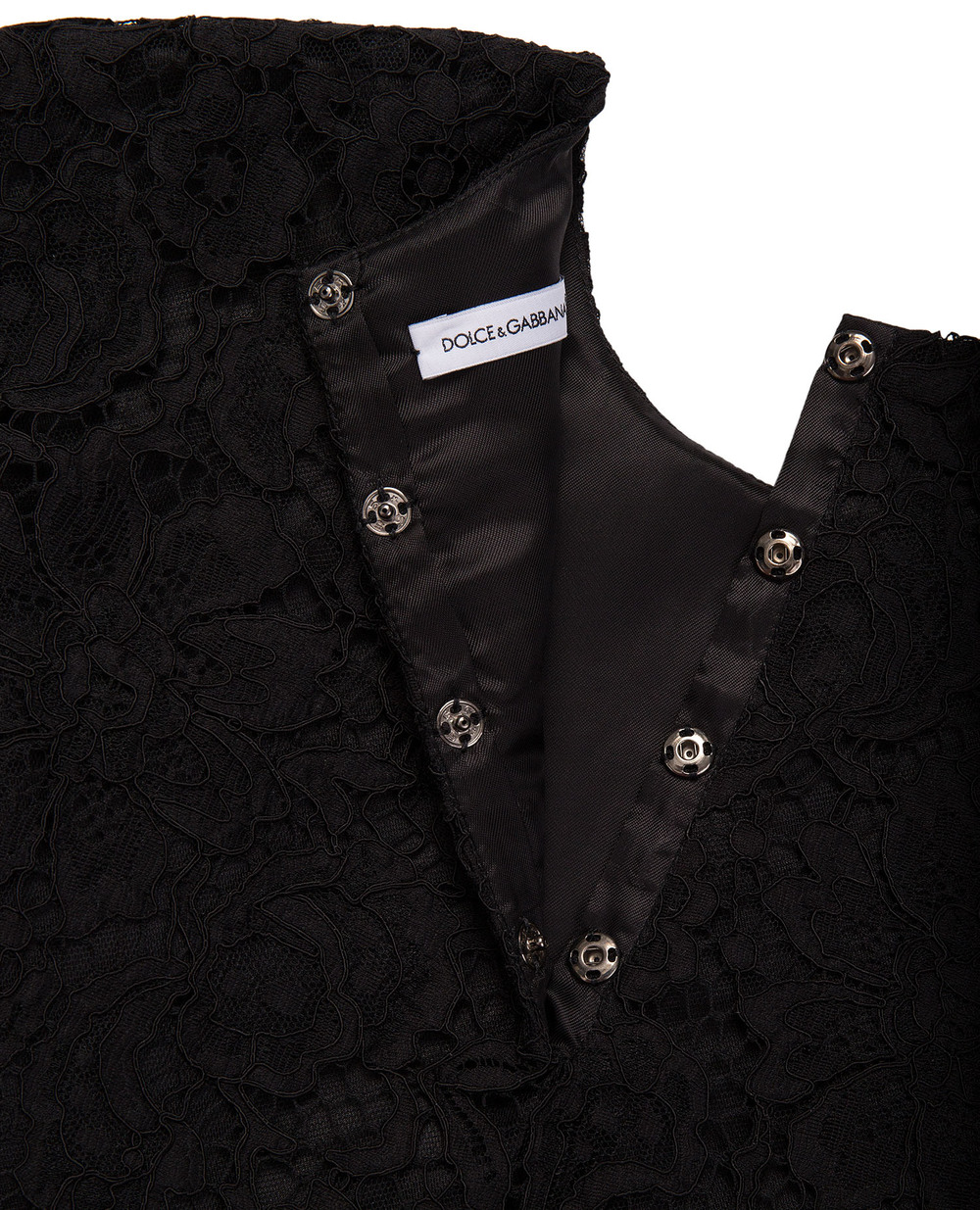 Детская блуза Dolce&Gabbana Kids L53S67-HLMVQ-B, черный цвет • Купить в интернет-магазине Kameron