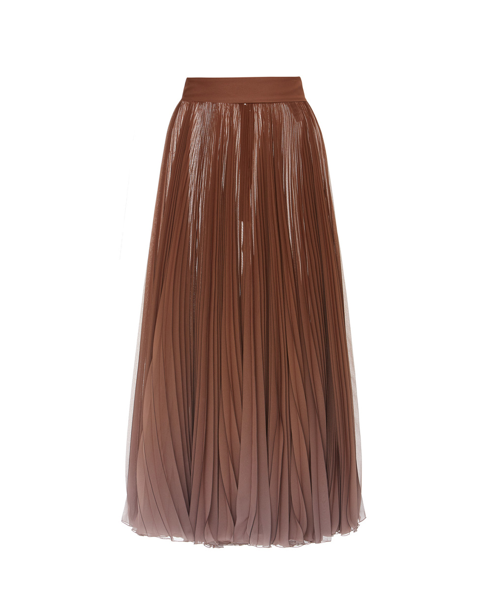 Спідниця-плісе Dolce&Gabbana F4BZOT-GDW12, коричневий колір • Купити в інтернет-магазині Kameron