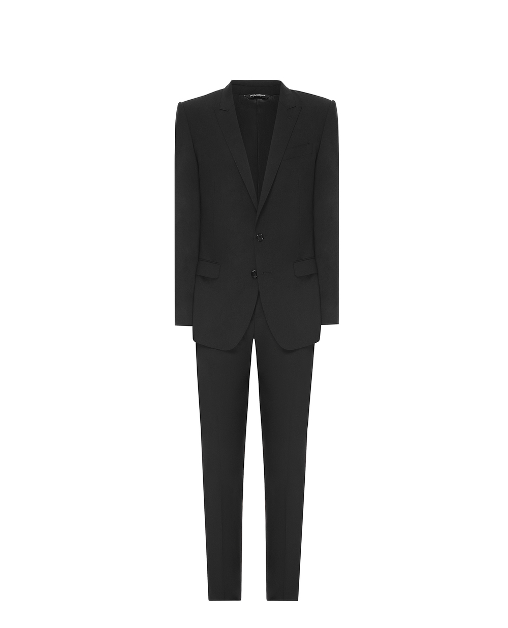 Шерстяной костюм (пиджак, брюки) Dolce&Gabbana GK0RMT-FUBEC, черный цвет • Купить в интернет-магазине Kameron