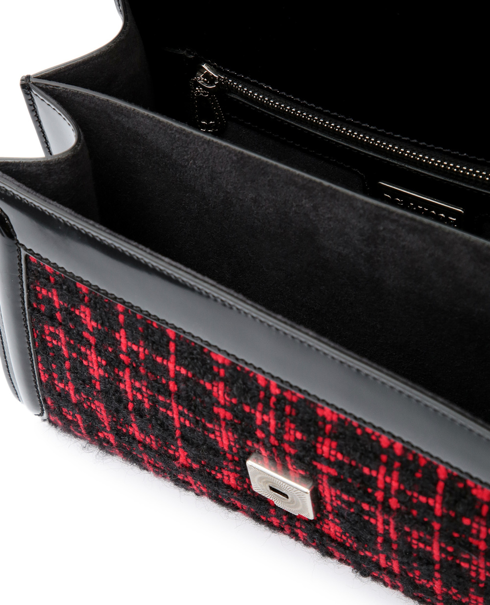 Твидовая сумка Amore Dolce&Gabbana BB6748-AW045, черный цвет • Купить в интернет-магазине Kameron