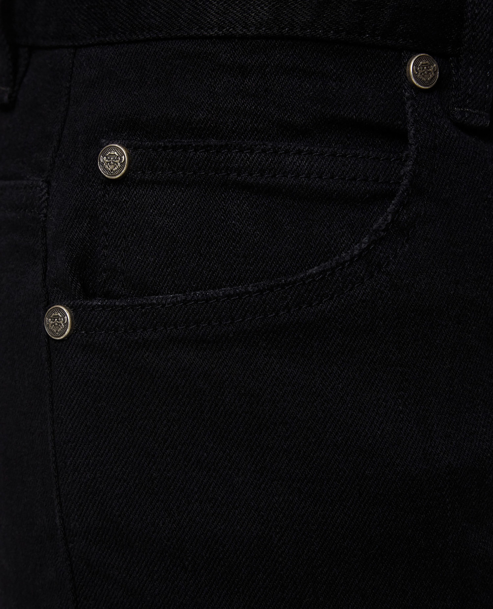 Джинси Balmain UH15230Z017, чорний колір • Купити в інтернет-магазині Kameron