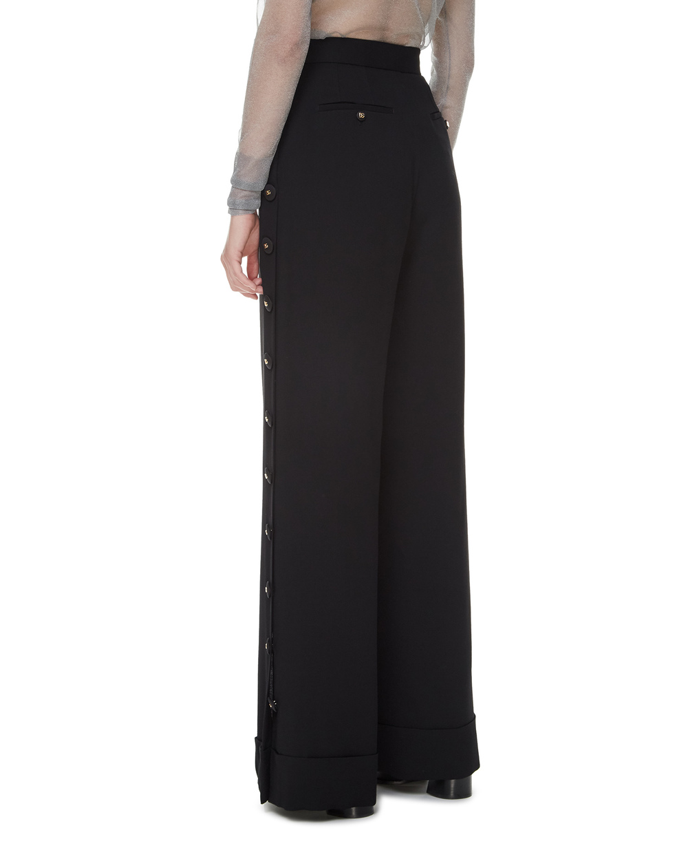 Штани Dolce&Gabbana FTB33T-FU3AB, чорний колір • Купити в інтернет-магазині Kameron
