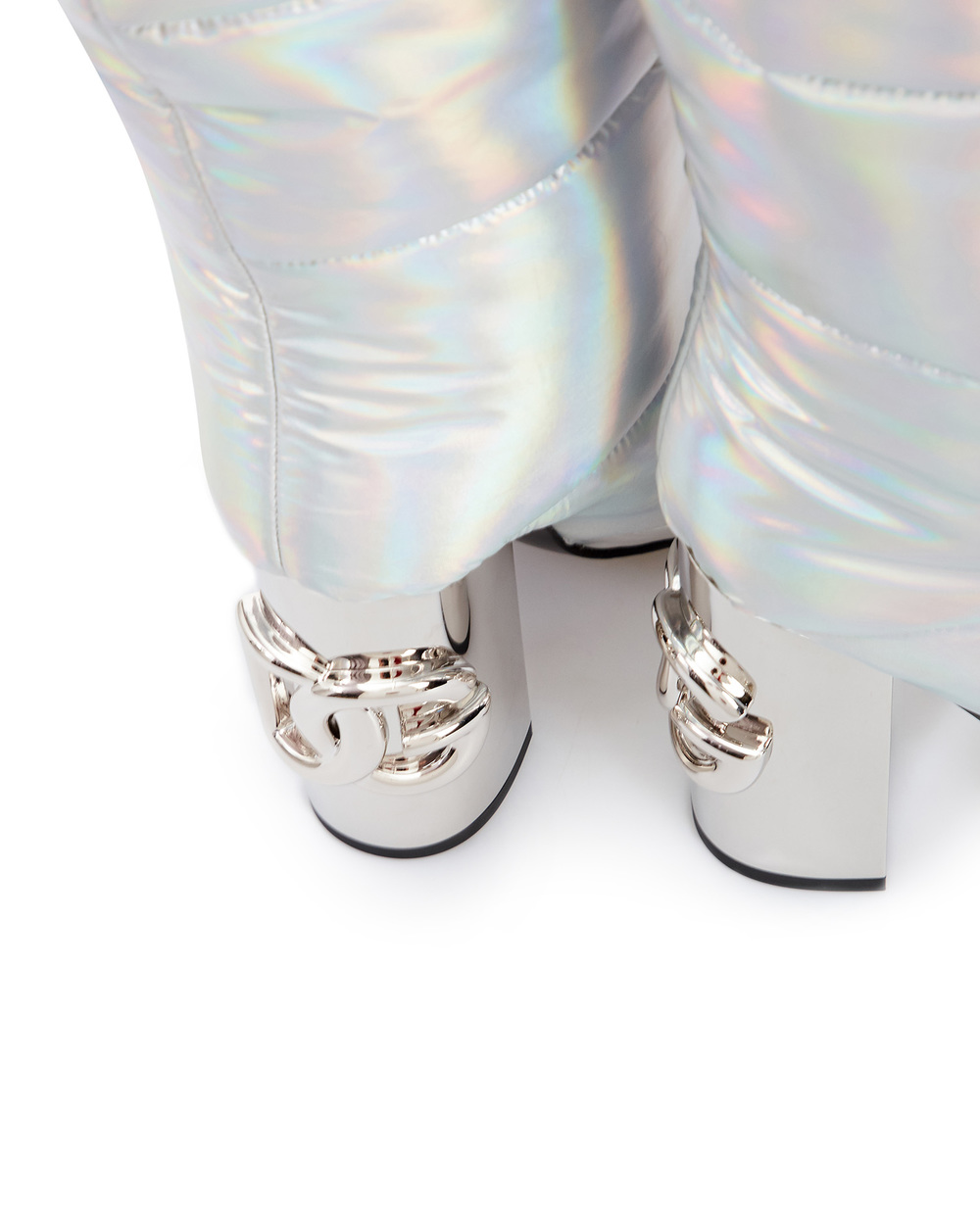 Чоботи Dolce&Gabbana CU0776-AQ654, срібний колір • Купити в інтернет-магазині Kameron