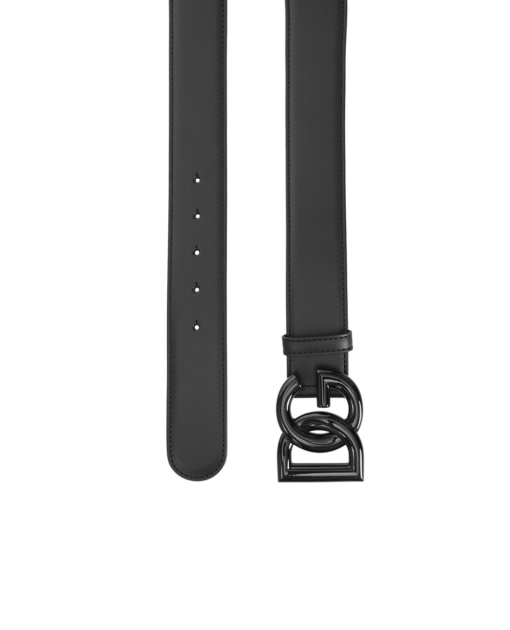 Кожаный ремень Dolce&Gabbana BE1446-AQ069, черный цвет • Купить в интернет-магазине Kameron