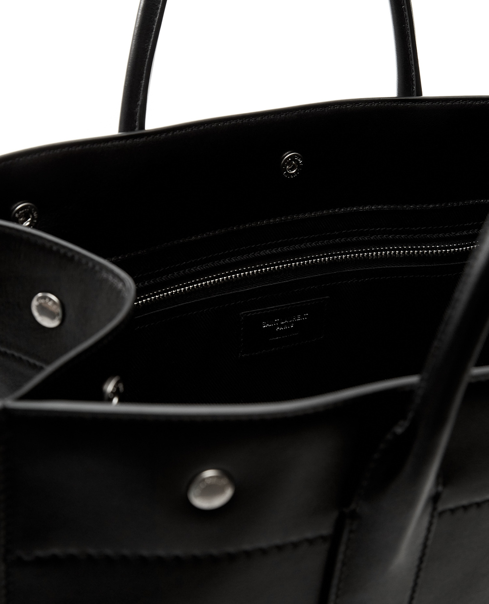 Кожаная сумка Rive Gauche Saint Laurent 663970-CWTFE, черный цвет • Купить в интернет-магазине Kameron