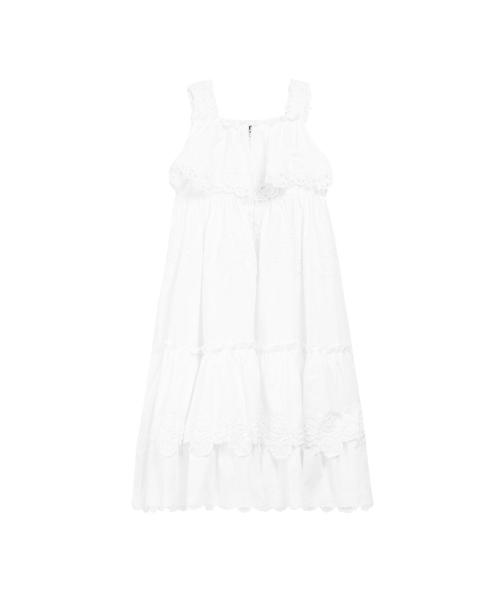 Платье Dolce&Gabbana Kids L51DL9-FU5EL-S, белый цвет • Купить в интернет-магазине Kameron
