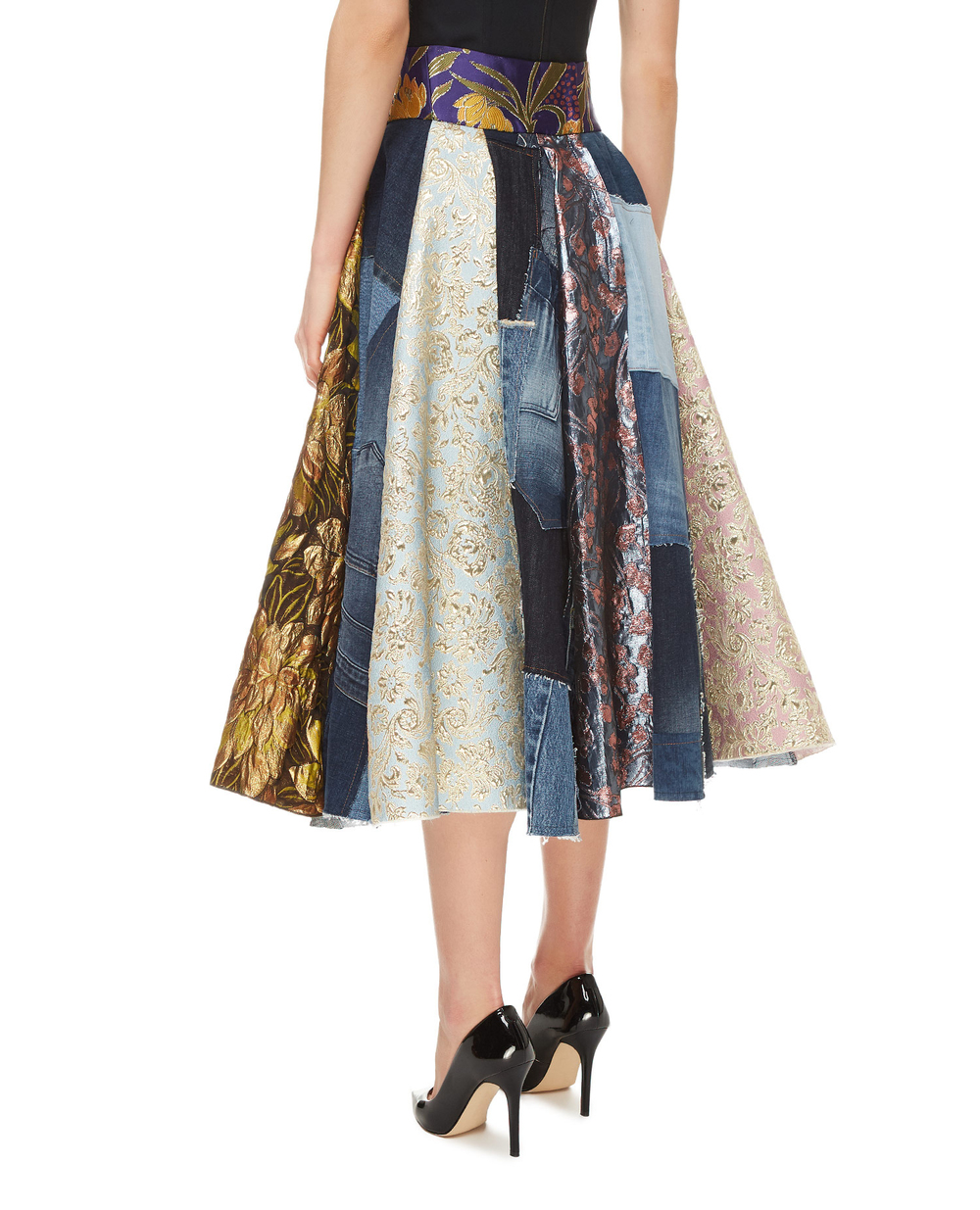 Джинсовая юбка Dolce&Gabbana F4B2PD-GDY73, разноцветный цвет • Купить в интернет-магазине Kameron