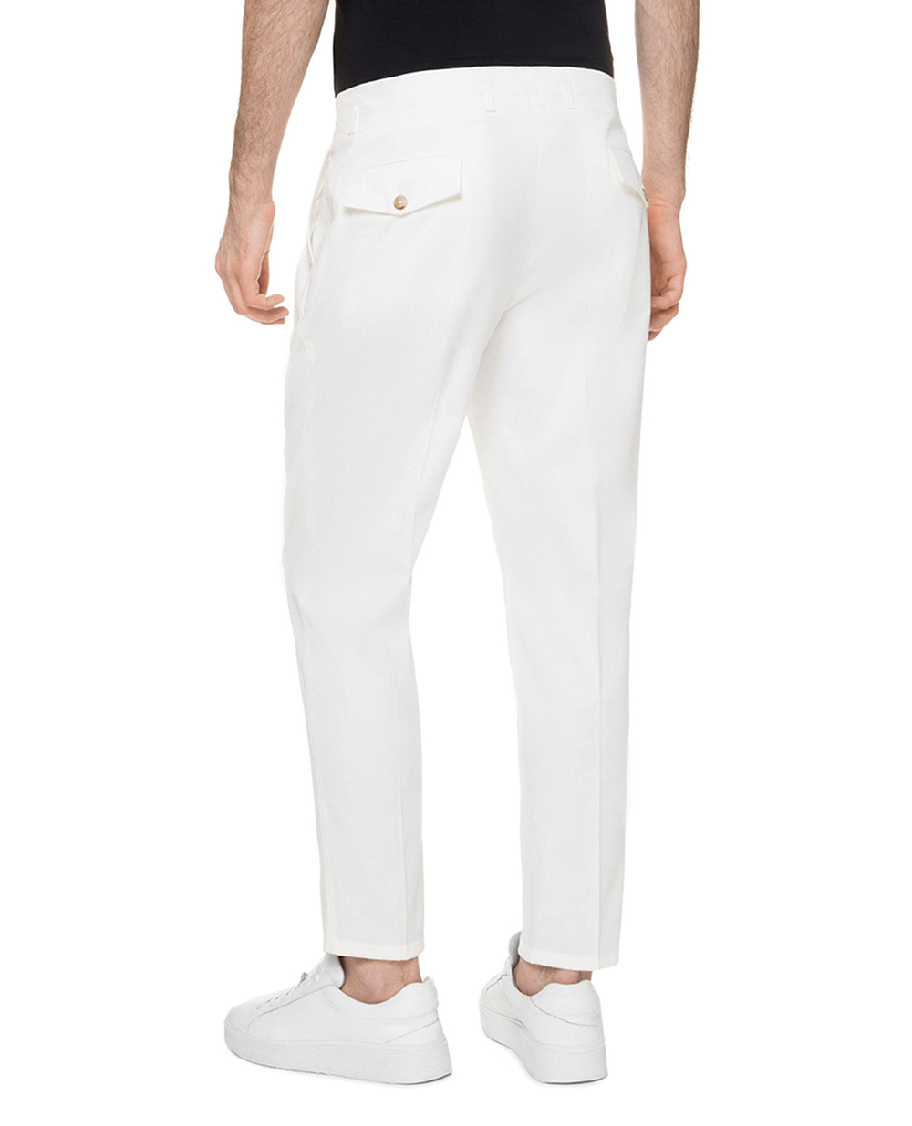 Брюки Dolce&Gabbana GW10AT-FUFJU, белый цвет • Купить в интернет-магазине Kameron