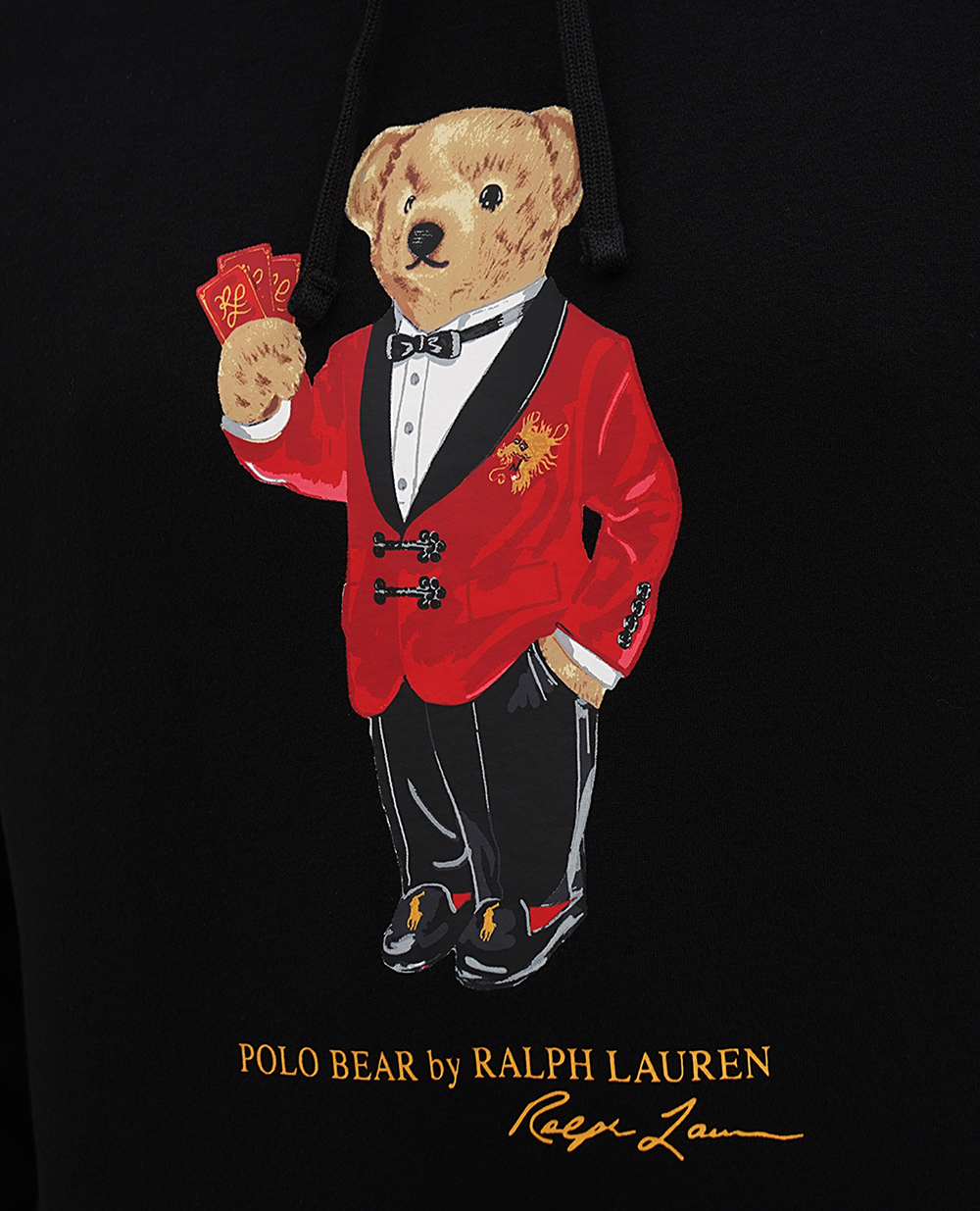 Худі Polo Bear Polo Ralph Lauren 710926120002, чорний колір • Купити в інтернет-магазині Kameron