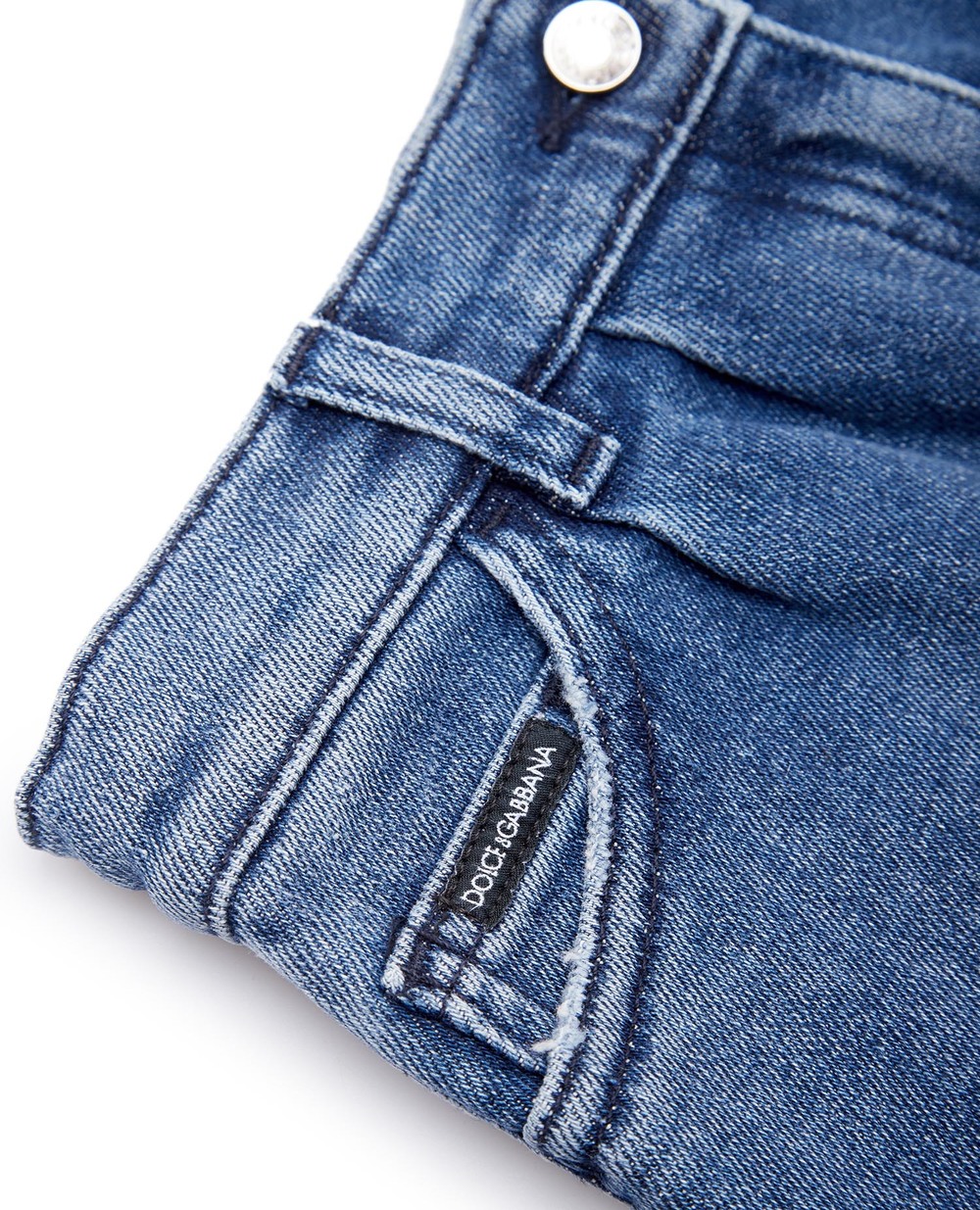 Дитячі джинси Dolce&Gabbana Kids L52F38-LDA15-S, синій колір • Купити в інтернет-магазині Kameron