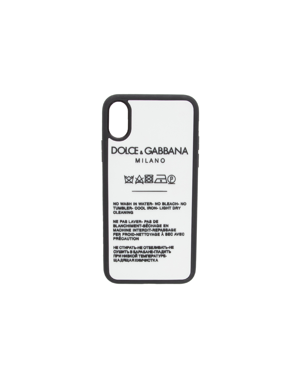 Чохол для iPhone Х Dolce&Gabbana BP2418-AK436, білий колір • Купити в інтернет-магазині Kameron