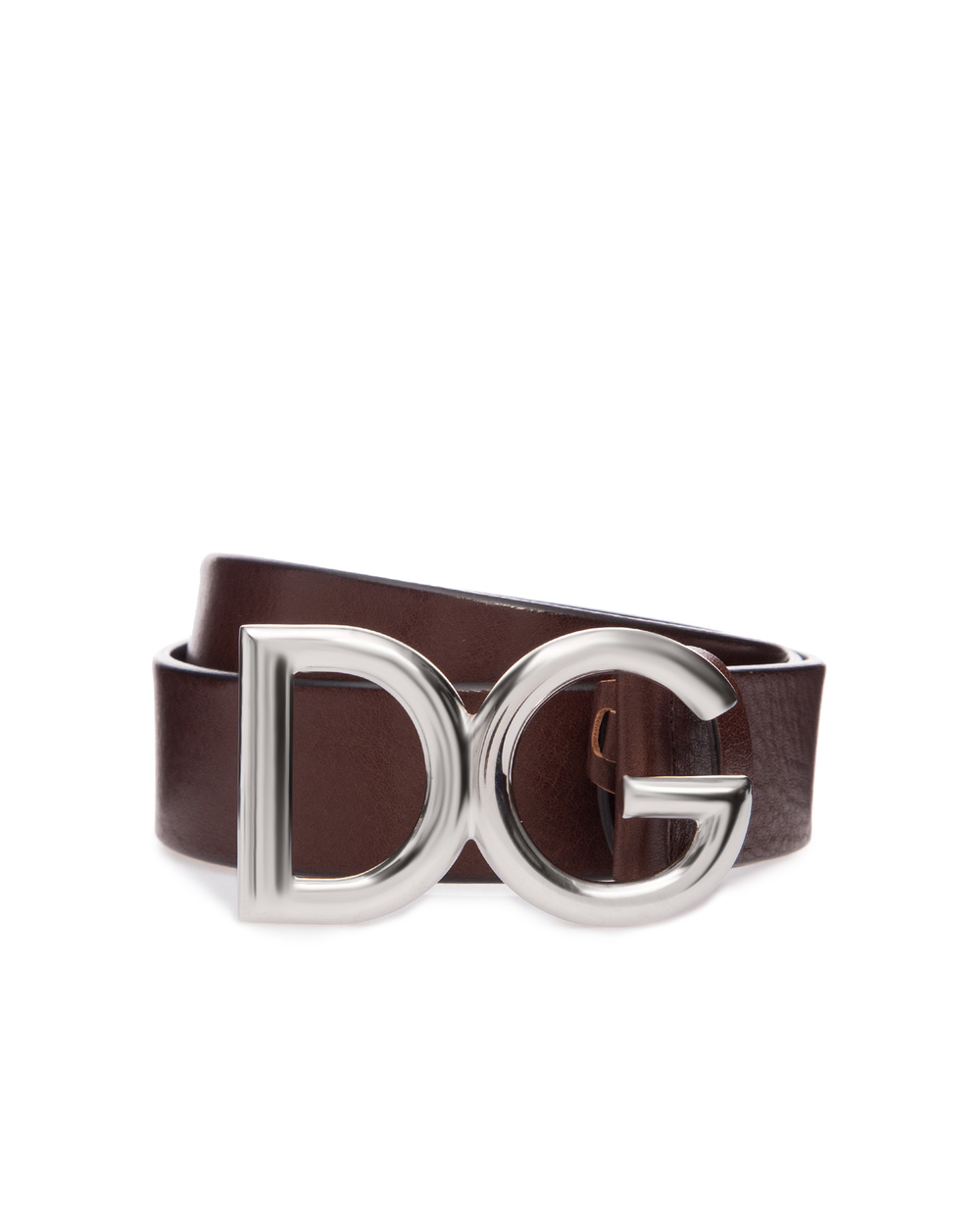 Кожаный ремень Dolce&Gabbana BC4247-AI894, коричневый цвет • Купить в интернет-магазине Kameron