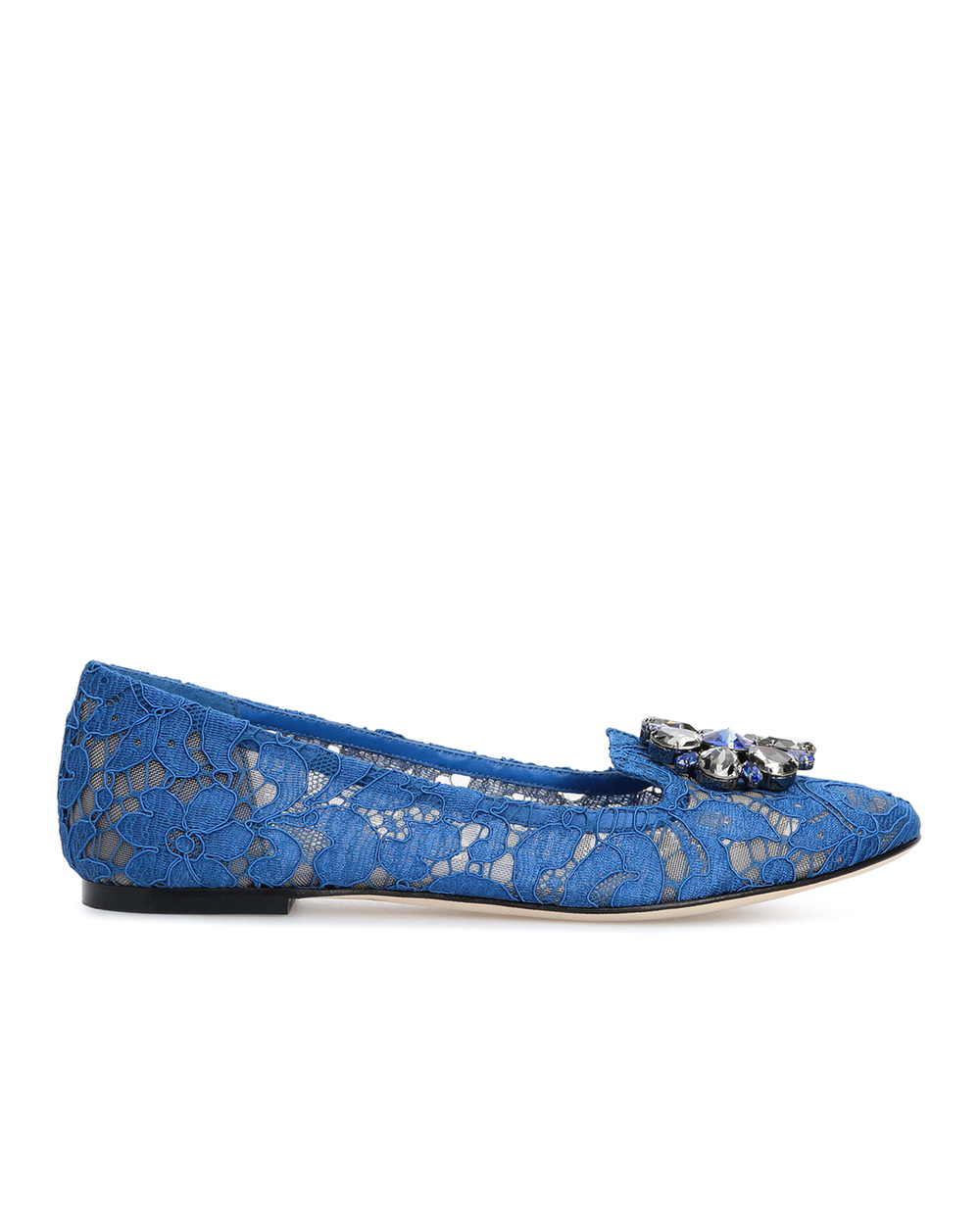 Кружевные слиперы Vally Dolce&Gabbana CP0010-AL198, синий цвет • Купить в интернет-магазине Kameron