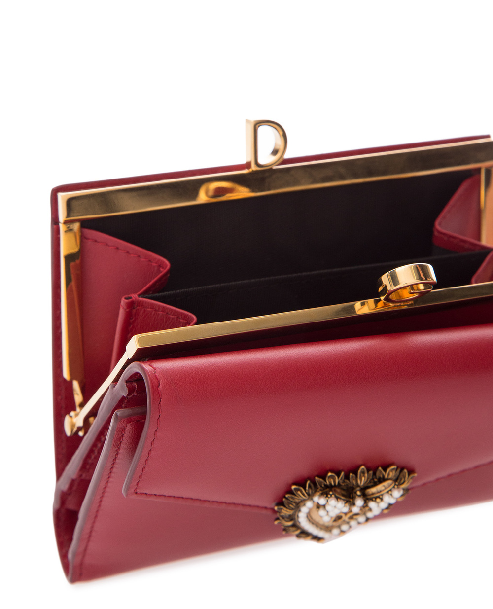 Шкіряний гаманець Devotion Dolce&Gabbana BI1067-AV893, красный колір • Купити в інтернет-магазині Kameron